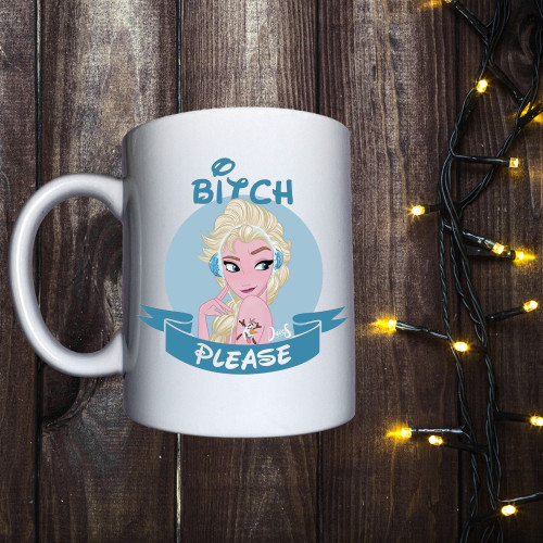 Чашка з принтом - Ельза bitch