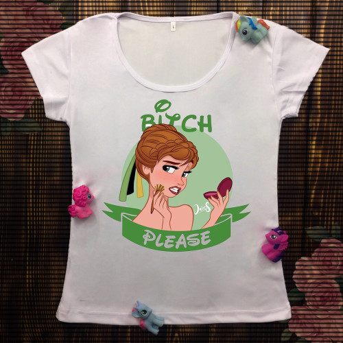 Жіноча футболка з принтом - Анна bitch