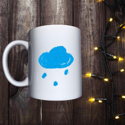 Чашка з принтом - Дощ