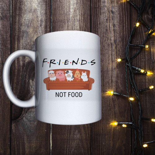 Чашка з принтом - Friends not food
