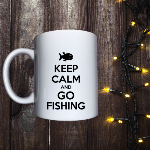 Чашка з принтом - Риболовля