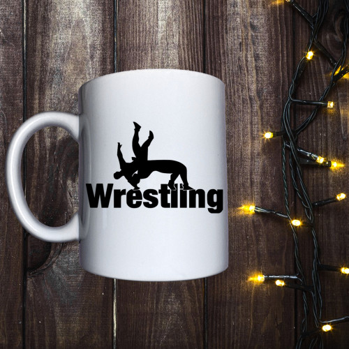 Чашка з принтом - Wrestling