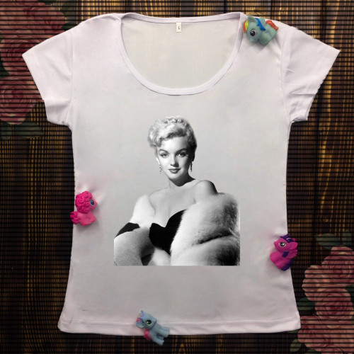 Жіноча футболка з принтом - Мерилін Монро