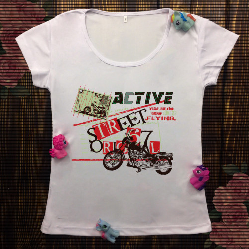 Жіноча футболка з принтом - Active Street Original