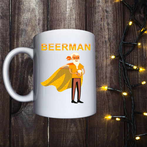 Чашка з принтом - BeerMan