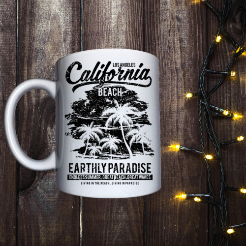 Чашка з принтом - Каліфорнія