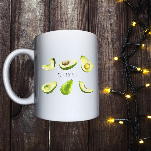 Чашка з принтом - Avocado Set