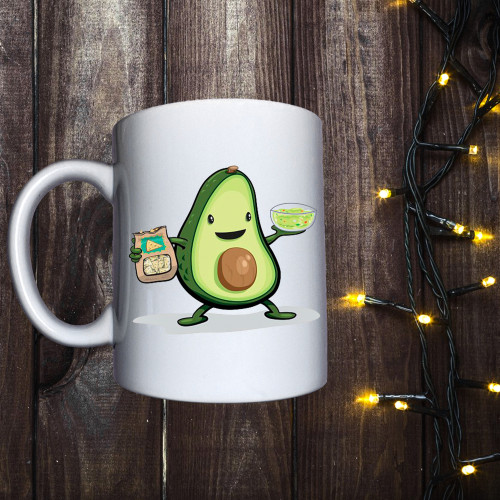 Чашка з принтом - Авокадо їсть