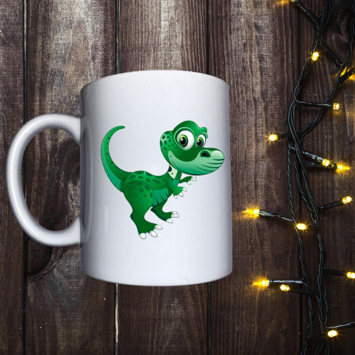 Чашка з принтом - Дінозаврик