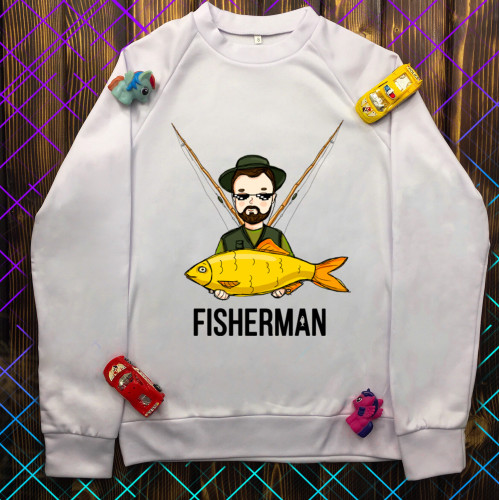 Світшот з принтом - Fisherman