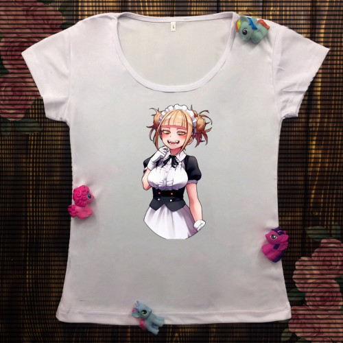 Жіноча футболка з принтом - My hero Academia Himiko Toga
