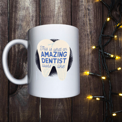 Чашка з принтом - Прекрасний стоматолог
