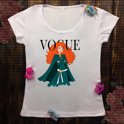 Жіноча футболка з принтом - Vogue Меріда