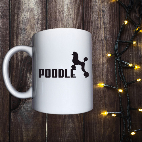 Чашка з принтом - Poodle