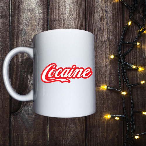 Чашка з принтом - Cocaine