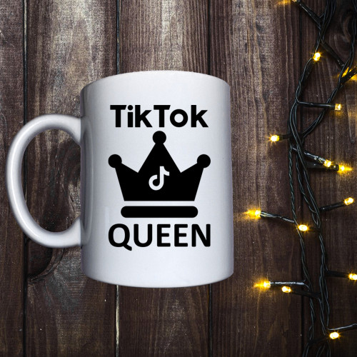 Чашка з принтом - TilTok Queen