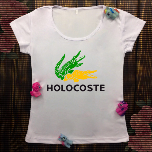 Жіноча футболка з принтом - Holocoste