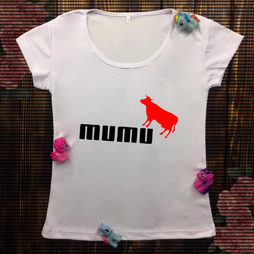 Жіноча футболка з принтом - Mumu