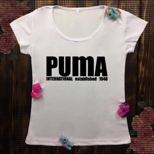Жіноча футболка з принтом - Puma