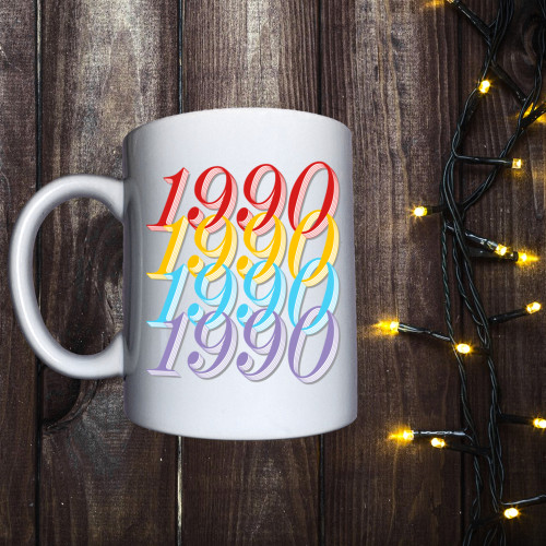 Чашка з принтом - 1990