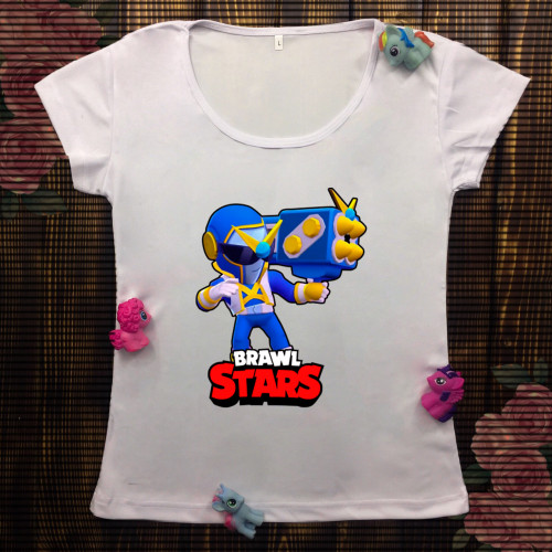 Жіноча футболка з принтом - Super Ranger Brock