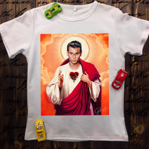 Чоловіча футболка з принтом - Джонні Депп Божественний