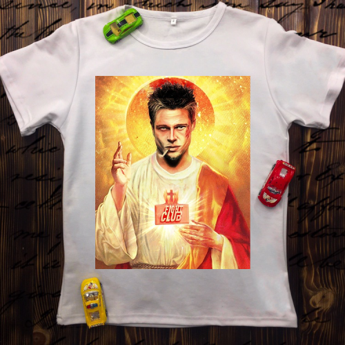 Чоловіча футболка з принтом - Хрещений батько Божественний