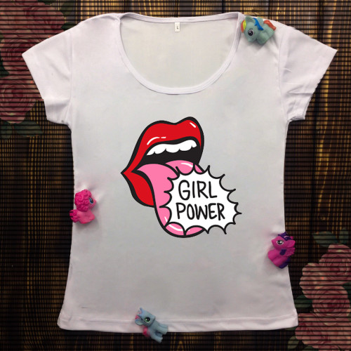 Жіноча футболка з принтом - Фемініст 