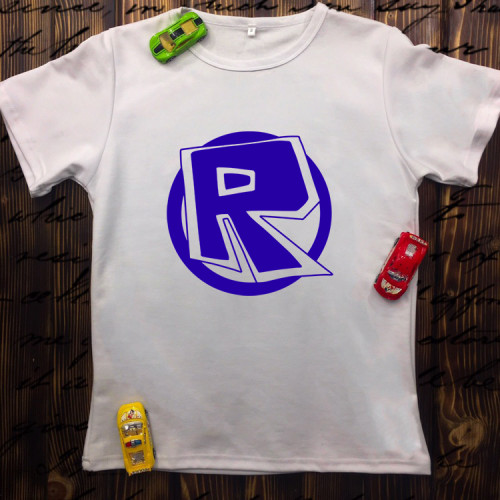 Чоловіча футболка з принтом - Roblox Round Logo