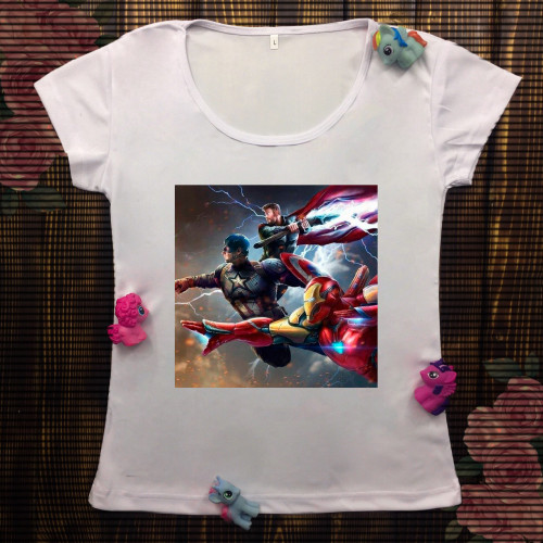 Жіноча футболка з принтом - Art Marvel