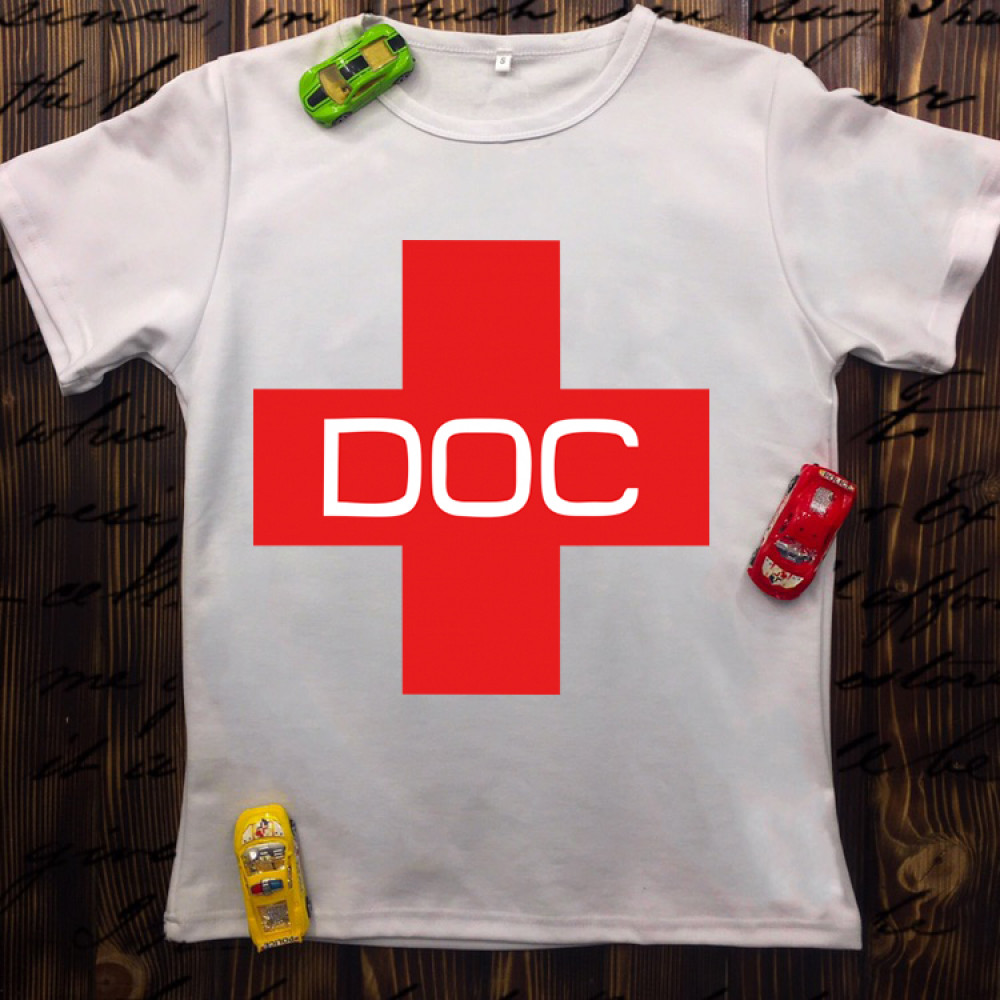 Чоловіча футболка з принтом - DOC