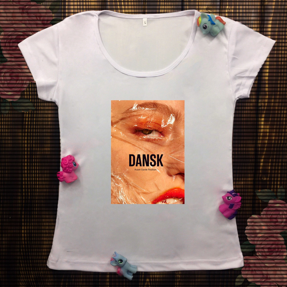Жіноча футболка з принтом - Dansk