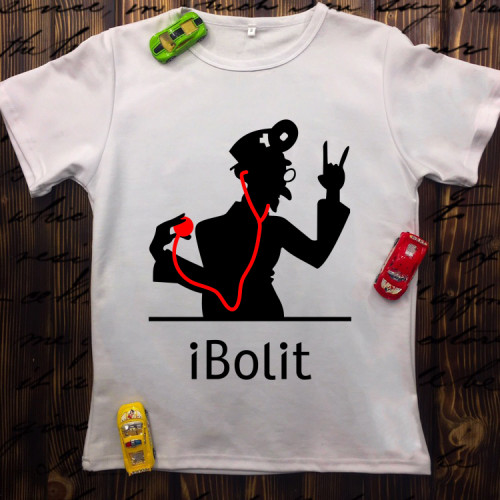 Чоловіча футболка з принтом - iBolit