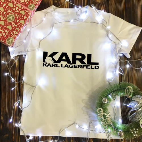 Чоловіча футболка з принтом - Karl Lagerfeld