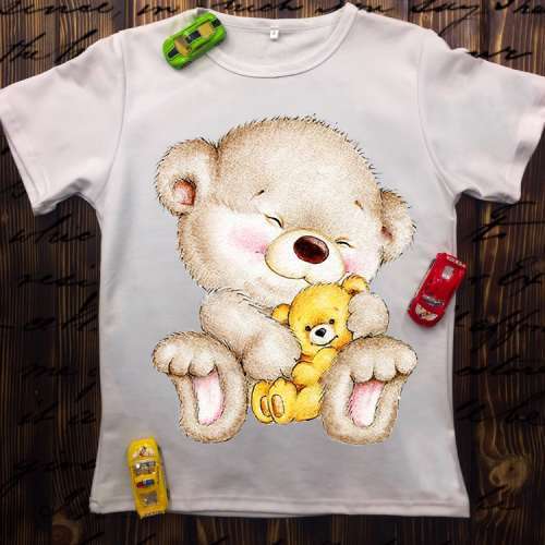 Дитяча футболка з принтом - Великий і маленький Ведмедик
