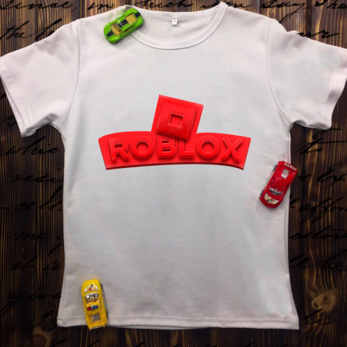 Чоловіча футболка з принтом - Roblox Logo