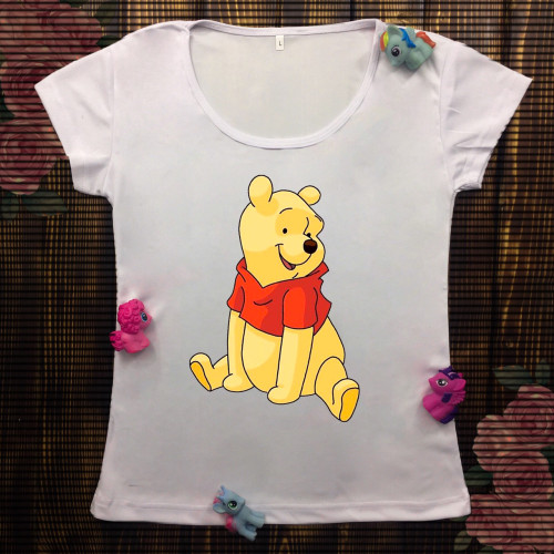 Жіноча футболка з принтом - Вінні Пух