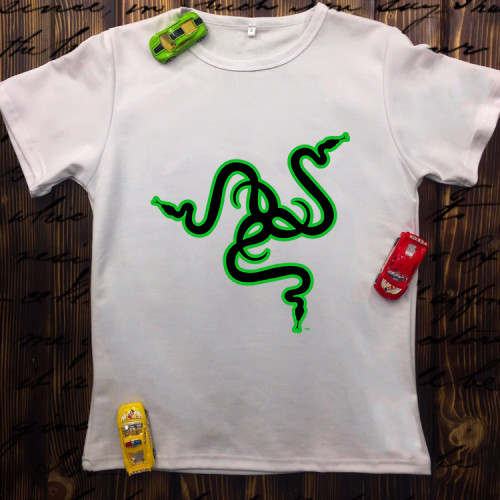 Чоловіча футболка з принтом - Змії