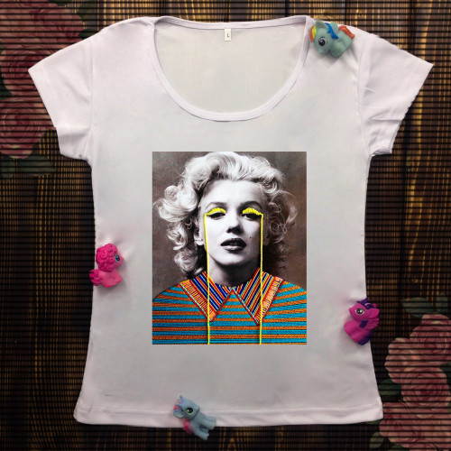 Жіноча футболка з принтом - Мерлін Монро