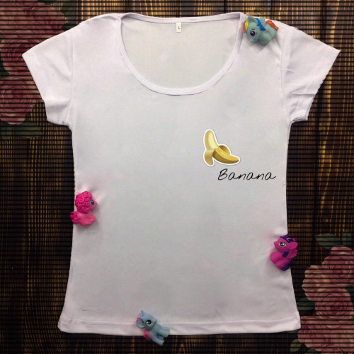 Жіноча футболка з принтом - Banana