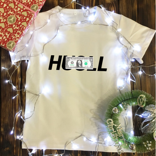 Чоловіча футболка з принтом - Huslle Money