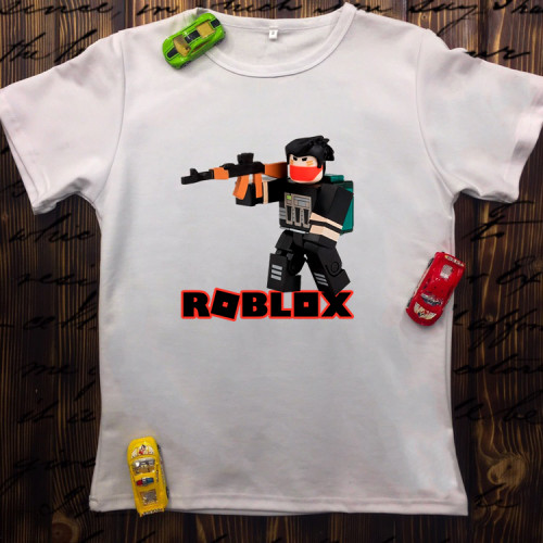 Чоловіча футболка з принтом - Roblox Sniper