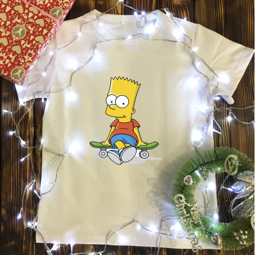 Жіноча футболка з принтом - Барт Сімпсон