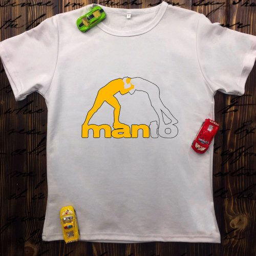 Чоловіча футболка з принтом - Manto