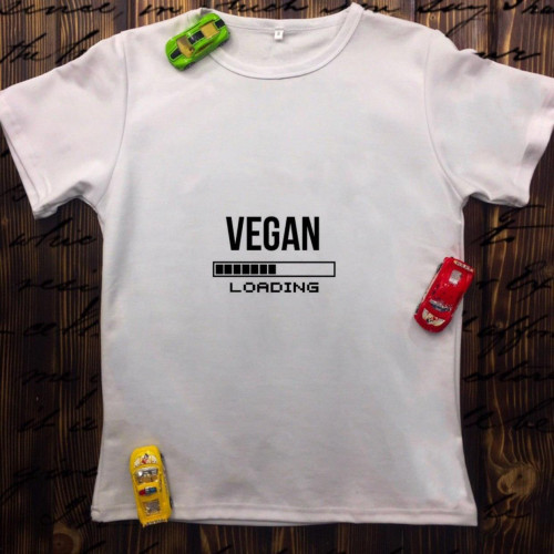 Чоловіча футболка з принтом - Vegan loading