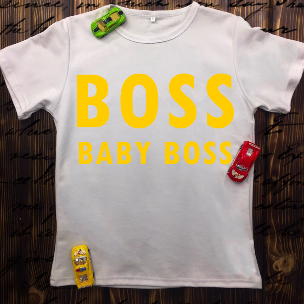 Дитяча футболка з принтом - BOSS BABY BOSS