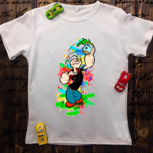 Дитяча футболка з принтом - Моряк Папай
