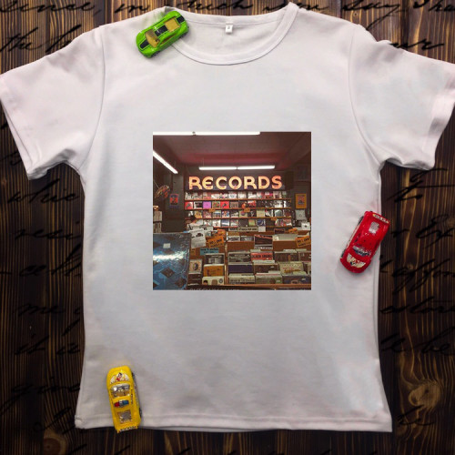 Чоловіча футболка з принтом - Records