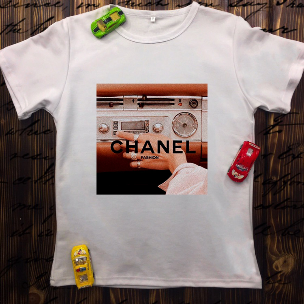 Чоловіча футболка з принтом - Chanel