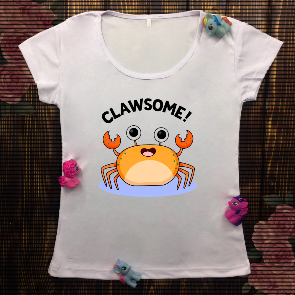 Жіноча футболка з принтом - Clawsome